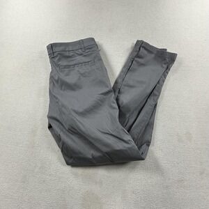 Birddogs Pants Mens 34 Gray Stretch Chino Golf Casual Lightweight Unlined